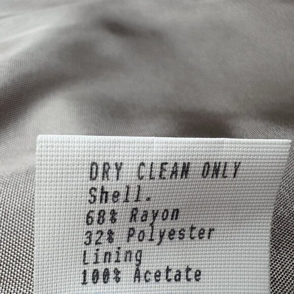 VTG 80s Pinstripe Plaid Double Breasted Classic Blazer Gilmor Gray Women’s 12 - Picture 12 of 15